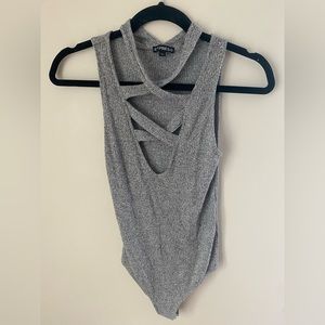 Express knitted bodysuit tank